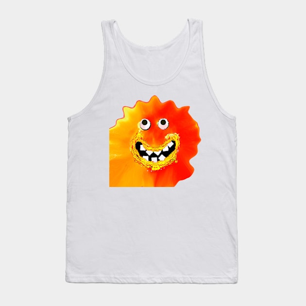 Cute Monsters Goofy Smile Meme Tank Top by PlanetMonkey